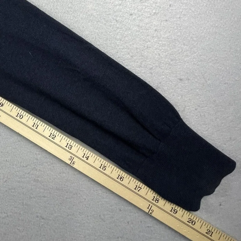 Banana Republic Sweater Mens M Blue Argyle Full Zip Luxury Silk Cotton Cashmere